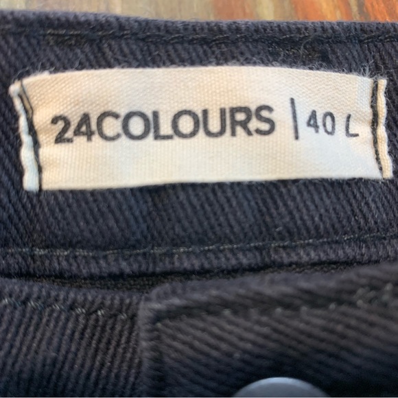 Black denim shorts roll cuff EU40L - Picture 5 of 11